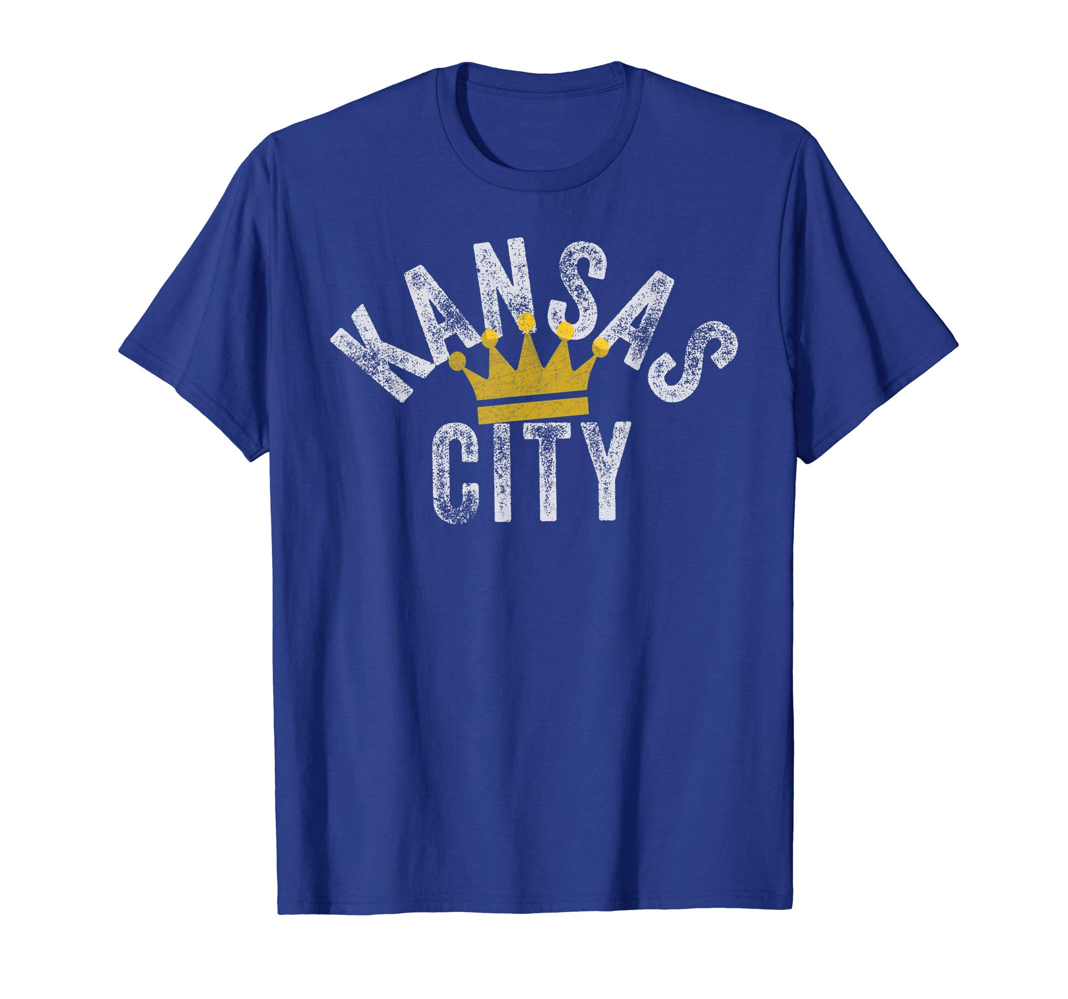 Kansas City FanaticKansas City | Kc Crown Town Local Modern Style KC Cool Blue T-Shirt