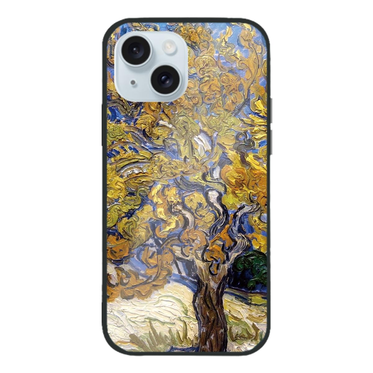 Amazon.co.jp: Tiara mode iPhone 16 ケース 【ゴッホ】 ガラスケース