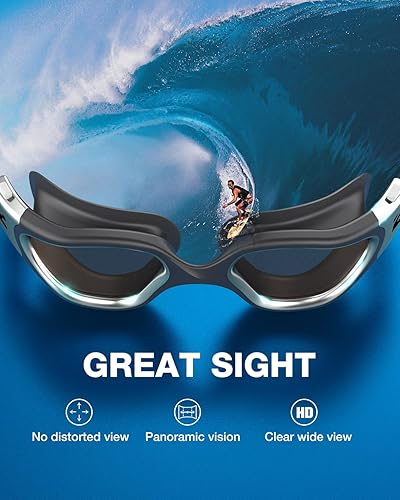Miniatura 5 de ZIONOR Gafas de natación G1 ULTRA fotocromáticas polarizadas para hombres y mujeres