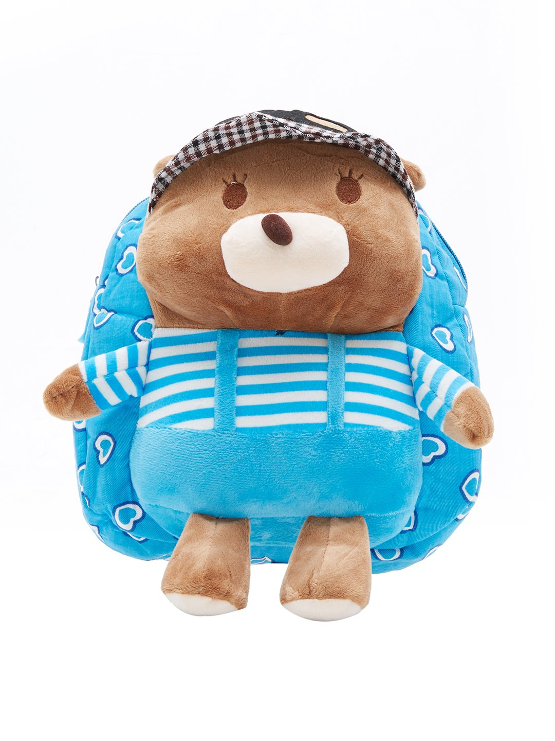 EZ Life Kids Perky Teddy Carry Bag - Plush - Blue