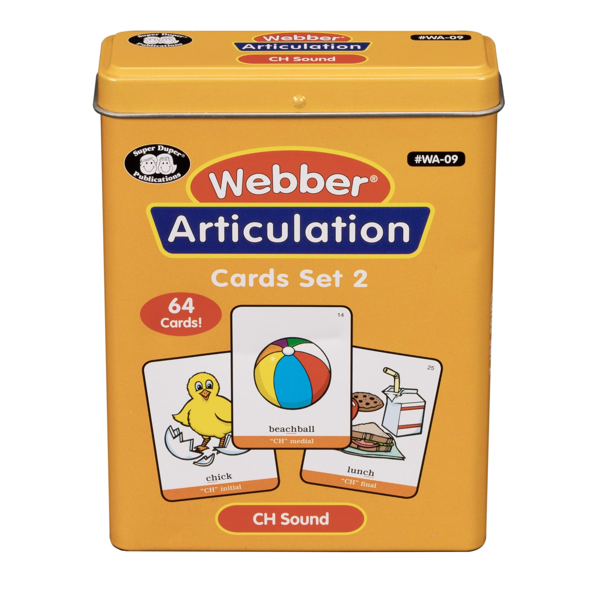 Super Duper Publications | Articulation CH Sound Fun Deck | Vocabulary and Language Development Flash Cards | Educational Learning Materials for Children