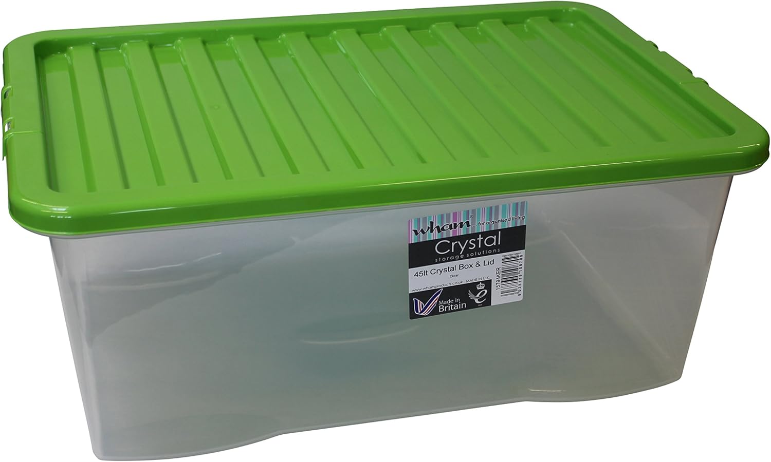 Wham 10870 Storage Box Polypropylene 60 X 40 X 25 Cm Transparent 60 X 40 X 25 Cm Amazon Co Uk Home Kitchen