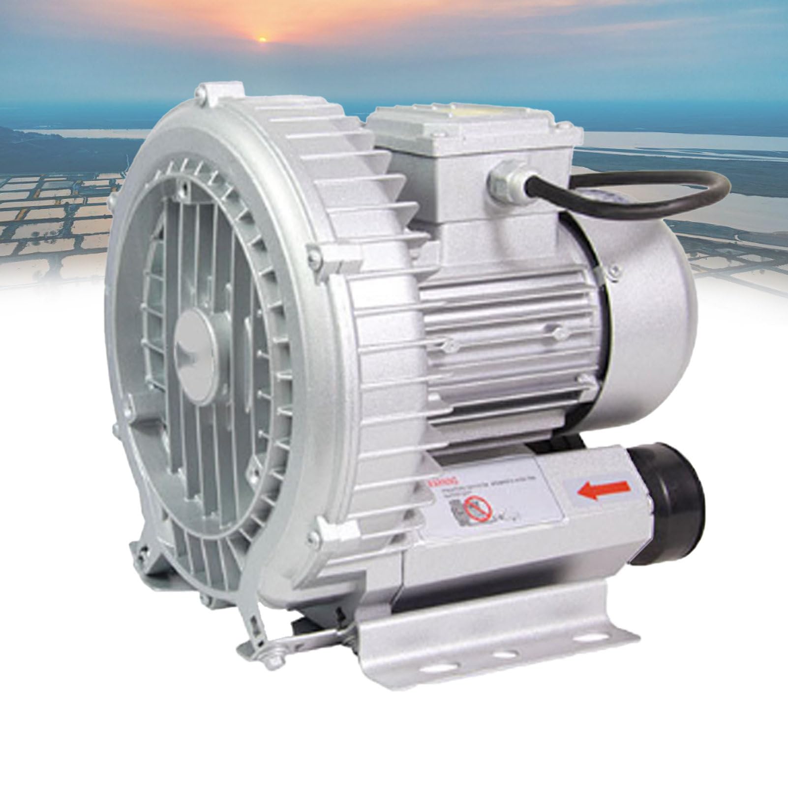 Pvxa Ide Channel Centrifugal Blower,Large Airflow Type High-Pressure Vortex Ring Blower, Regenerative Blower, for Air Blowing or Suction ThreePhase-350W/0.46HP