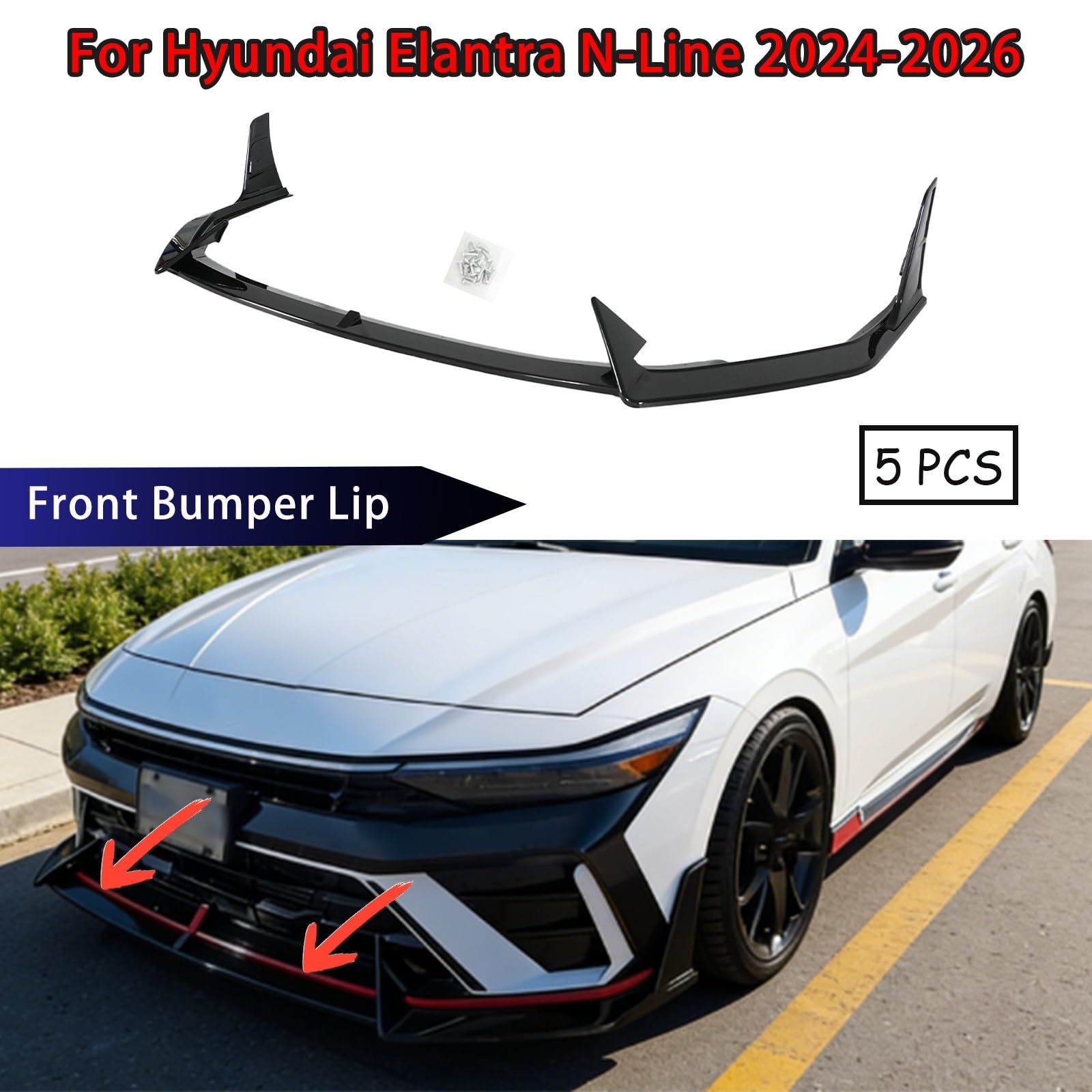 przedniego zderzaka Do Hyundai Elantra N-Line 2024-2026