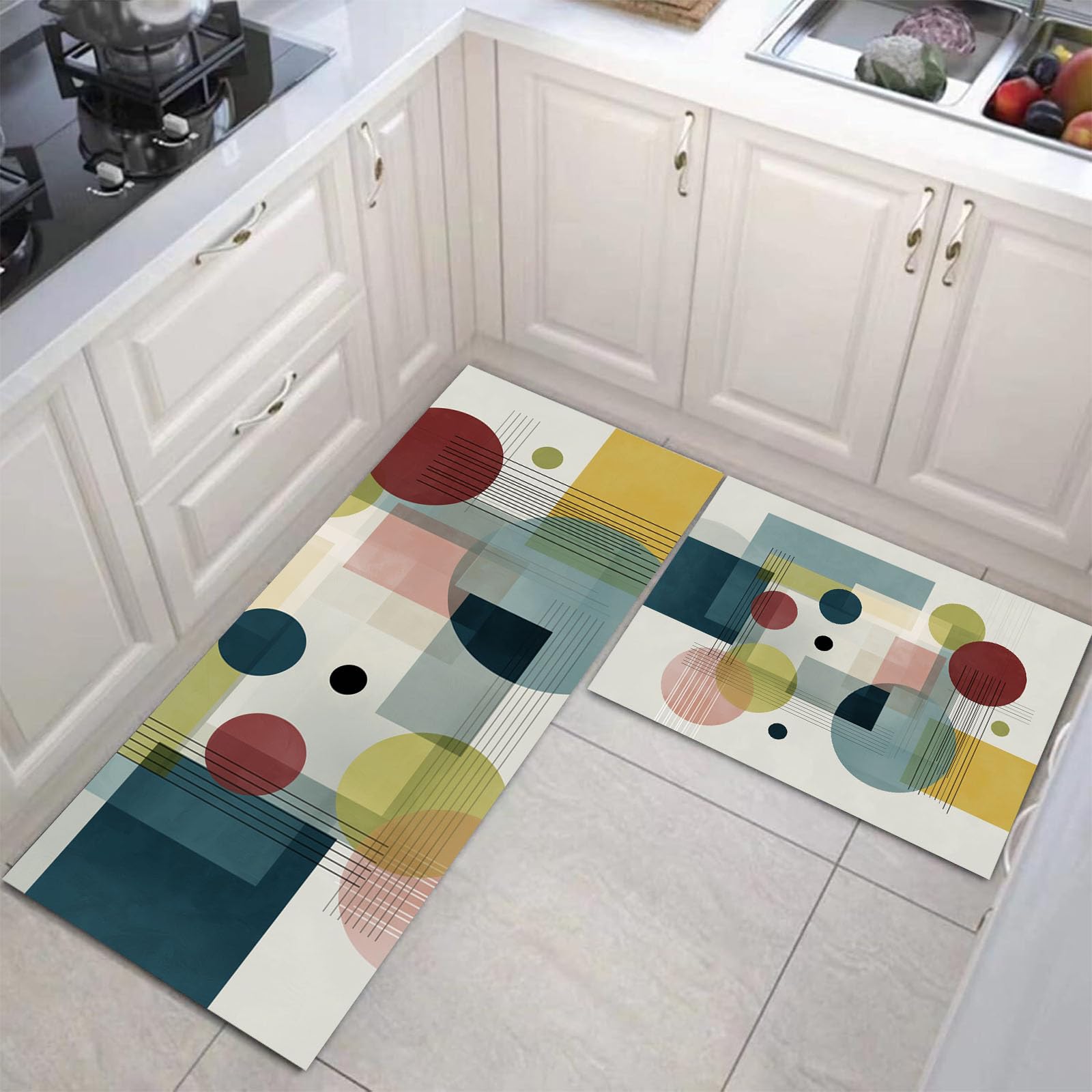 Tapetes de cocina antifatiga JEDTAKCT para crear un espacio cómodo y moderno en la oficina