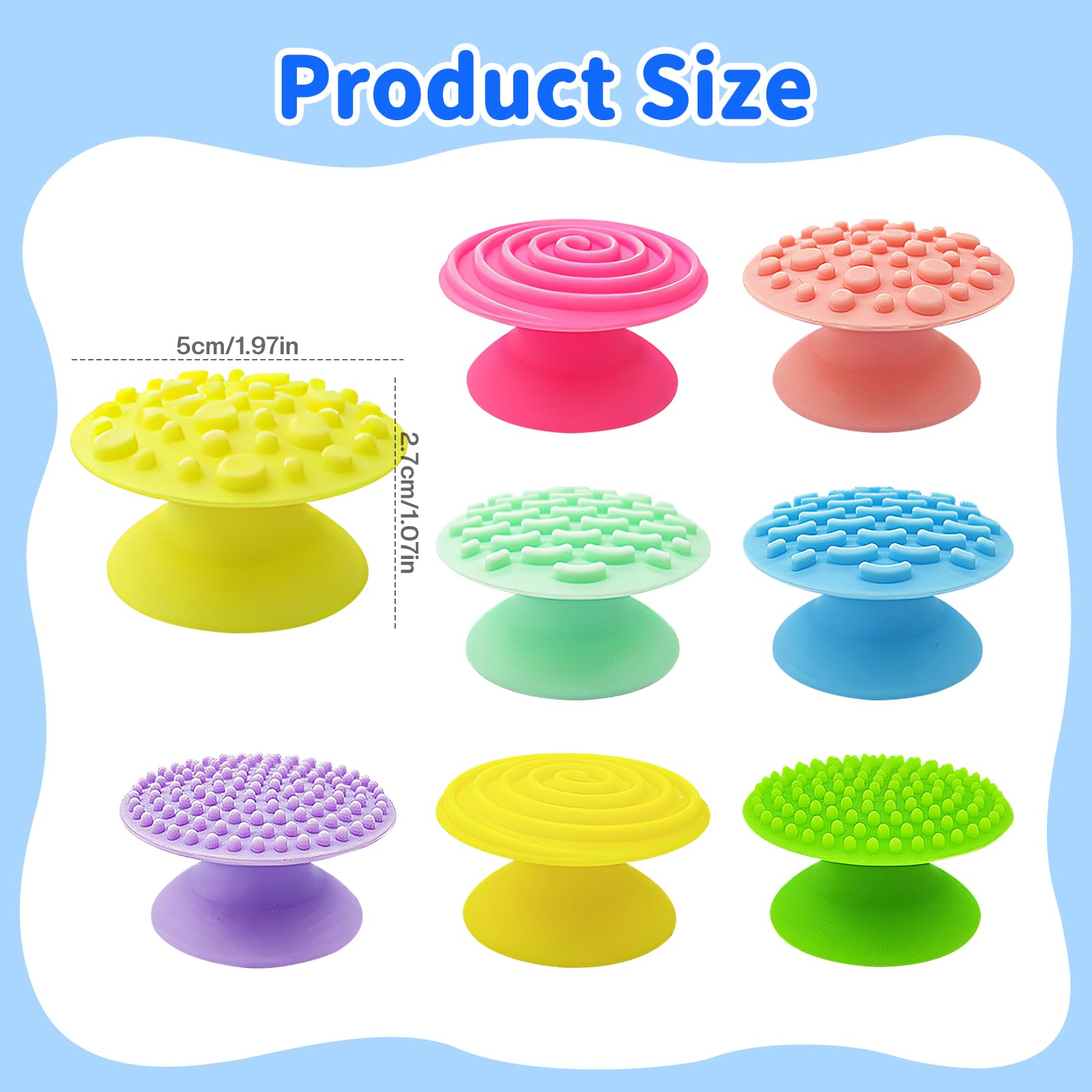 Fidget Toys Sensory Stone for Kids, Soft Textured Worry Stones Fidget Stress Toys for Kids Students Adults Calming Anxiety Relief Special Needs - Image 2