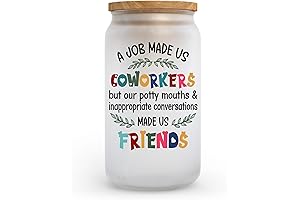 KLUBI Best Coworker Gifts for Women - A Job Made Us Coworkers But Our Sarcasm