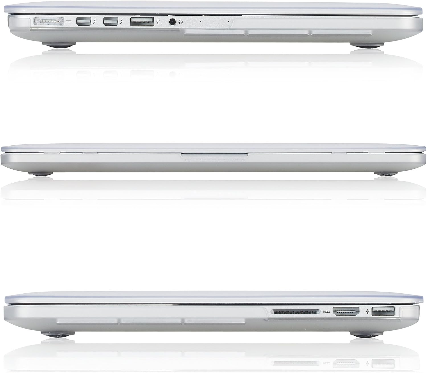 Kuzy Older Version Case Compatible with MacBook Pro 13 inch Case 2015-2012 Release Models A1425 A1502 MacBook Pro Case Retina Display Hard Shell Cover for 13.3 inch Mac Book Pro Case, Clear Frost
