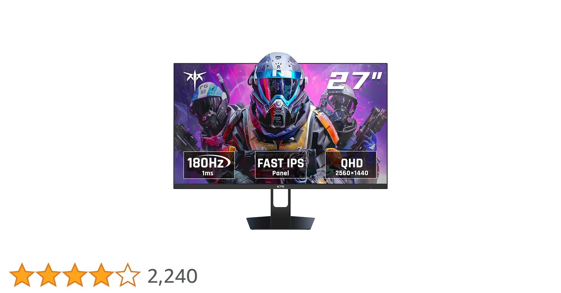 【美品】KTC H27T22S 27インチ WQHD 180Hz ゲーミング Amazon.co.jp: KTC 27 Inch QHD Gaming Monitor, 180Hz 1ms GTG Fast