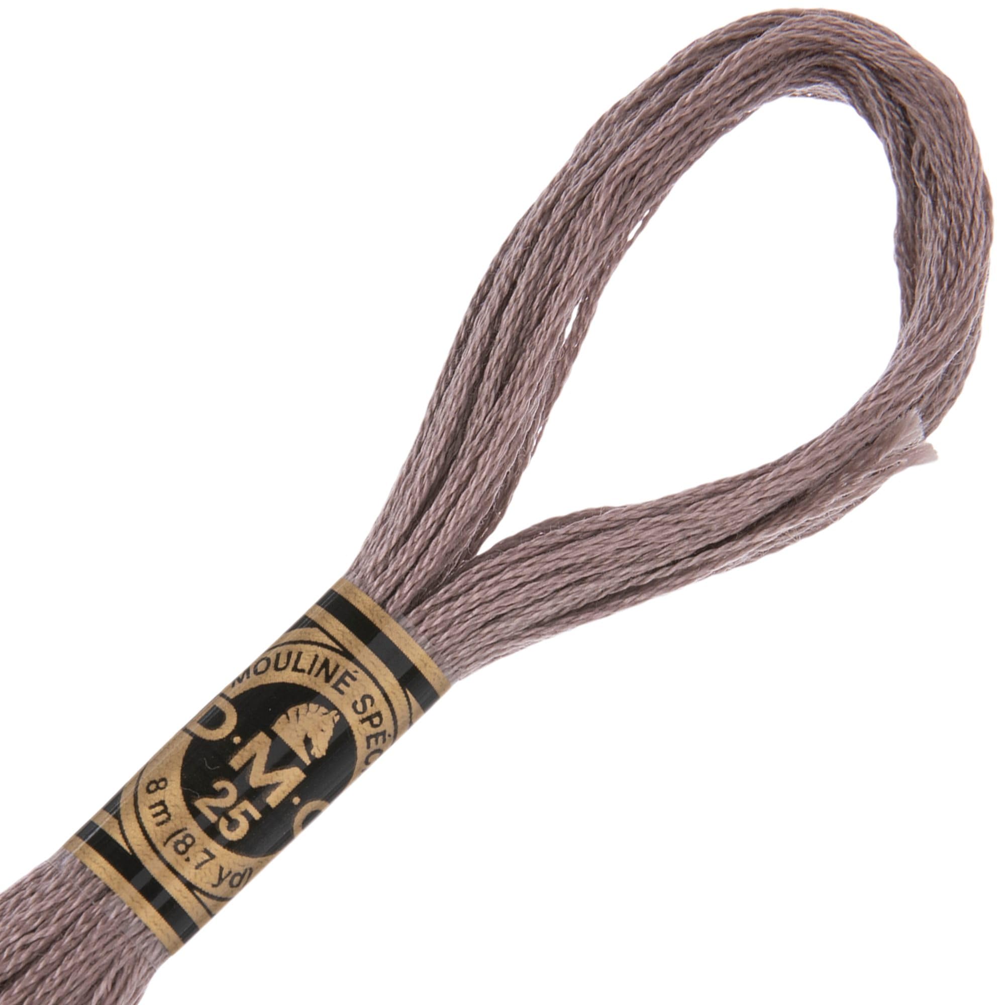 Hobby Lobby DMC Cotton Embroidery Floss - 451 Dark Shell Gray, Set of 12