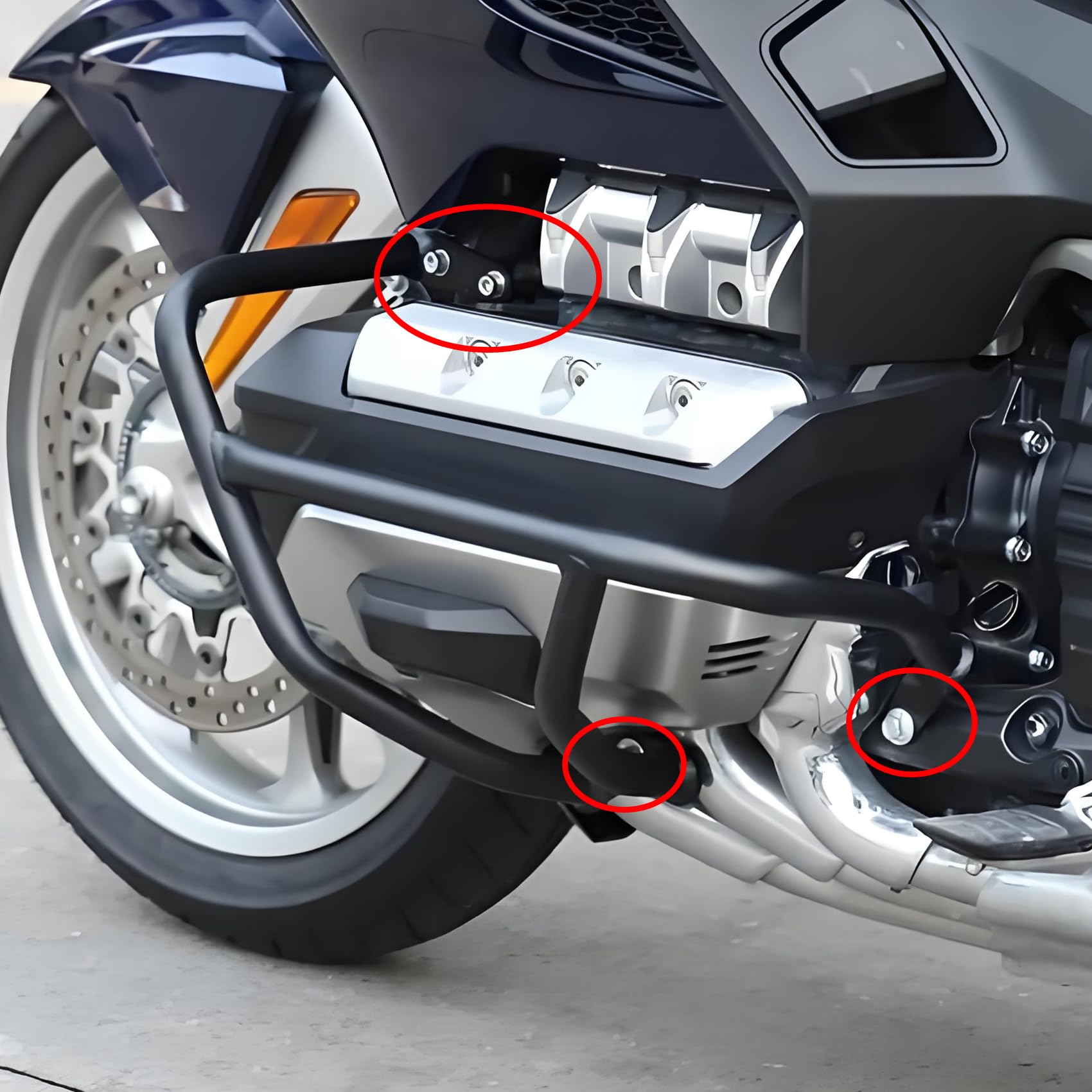 Chrome Crash Protection MotorFansClub Crash Bars For Honda Goldwing ...