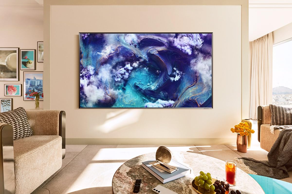 Samsung Neo QLED 8K QN900F 65 Zoll (163 cm) Mini LED Fernseher, Antireflexion, 8K AI Upscaling, Metal Frame Design, Knox Security, Dolby Atmos, Art Store Galerie, Samsung Vision AI Smart TV