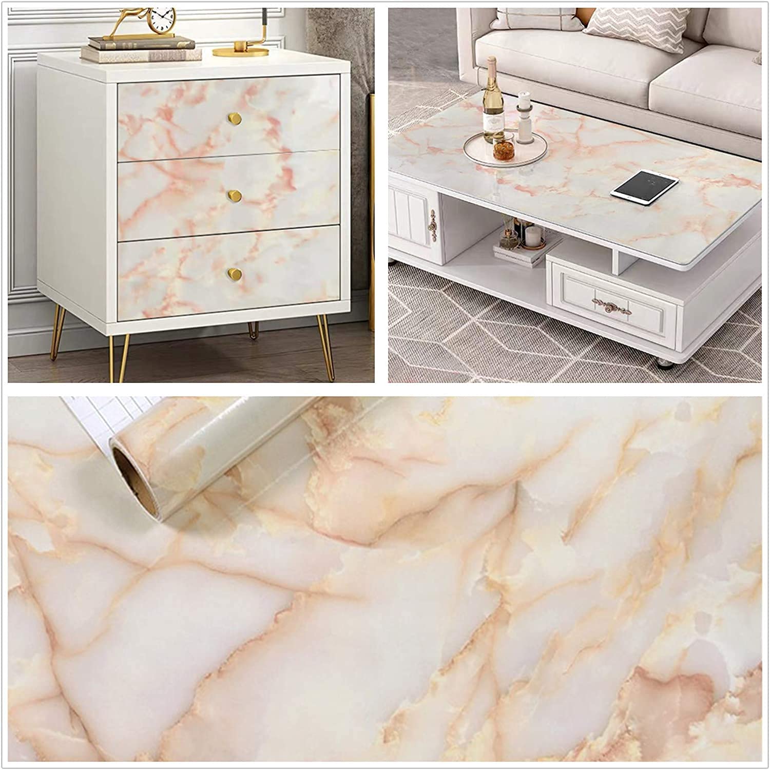 See full amazon price history chart for SUNBIRD Self Adhesive Decorative Marble Contact Paper Peel and Stick Color Wallpaper Waterproof PVC Marble Home Kids Room Kitchen (24 X 48 Inch, Cream Orange) SUNBIRD Self Adhesive Decorative Marble Contact Paper Peel and Stick Color Wallpaper Waterproof PVC Marble Home Kids Room Kitchen (24 X 48 Inch, Cream Orange) (B09KT214NT) Amazon Price History, Amazon Price Tracker