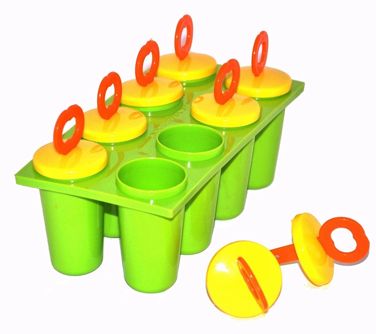 MKMastercool Ice Candy Kulfi Maker Popsicle Mould Set Of 8 (Available Color Will Be Sent)