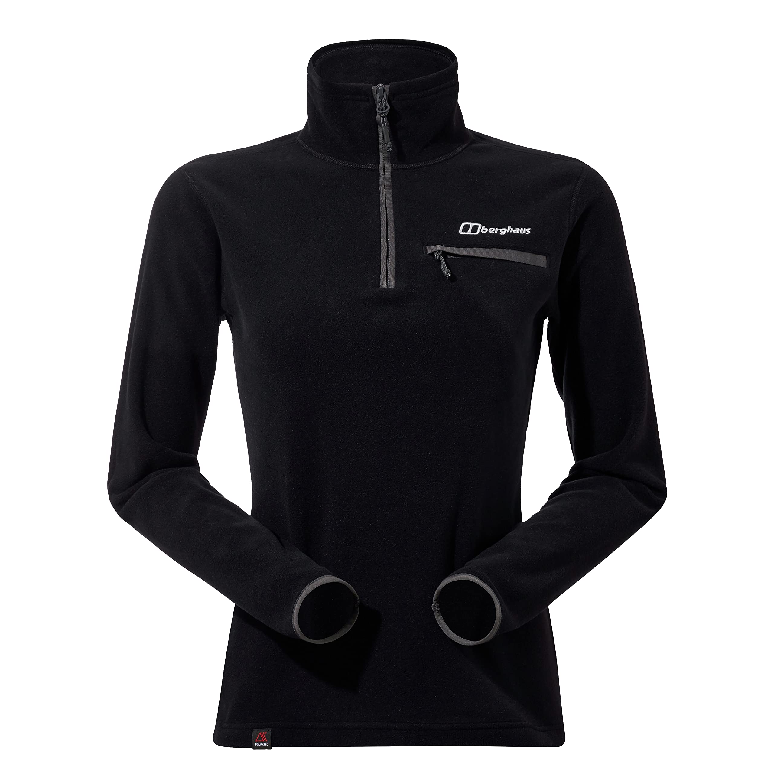 Berghaus Women's Prism 2.0 Micro Half Zip Fleece - Jet Black - Size: 8
