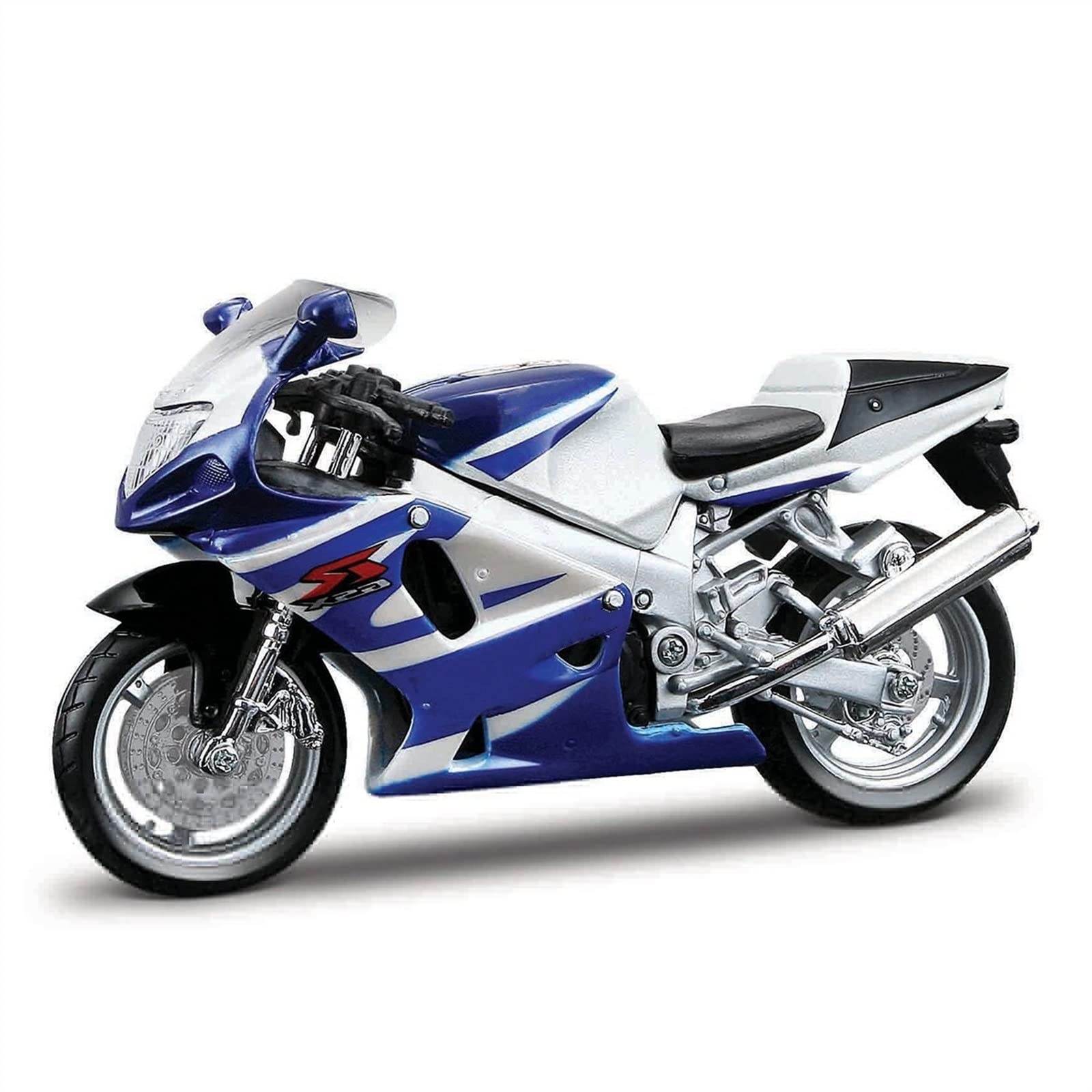 SEYXF Motorbike Toy Motorcycle Toys Collection for Suzuki GSX-R750 Die Cast Vehicles Birthday Gift 1/18