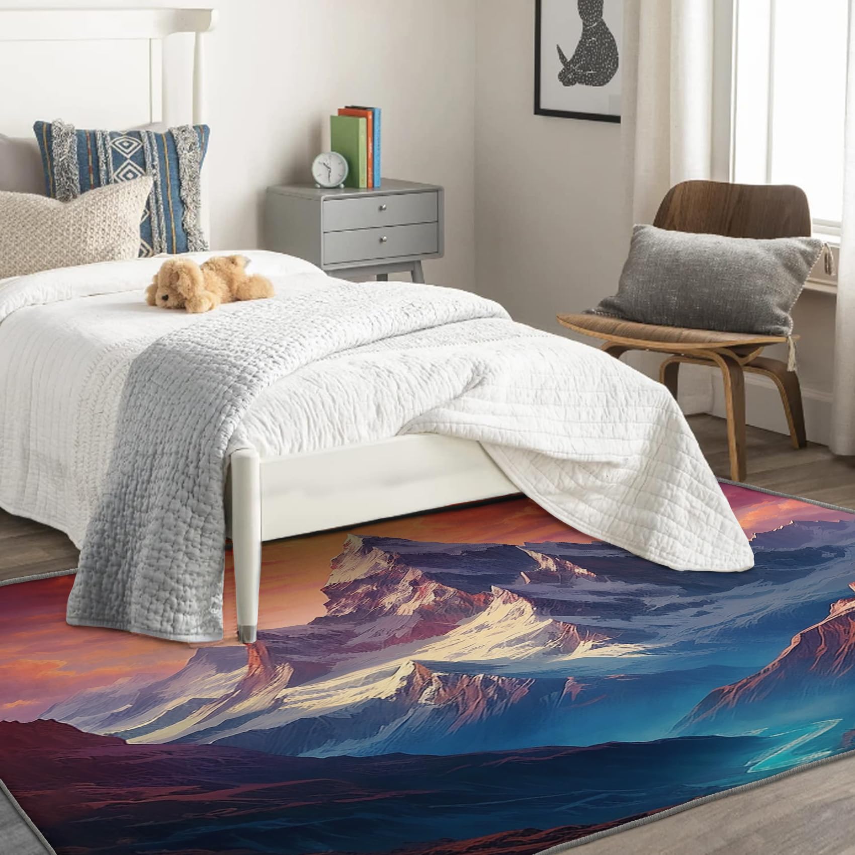 Amazon.com: Mountain Rug & Home Decor - 5x7 Rug, Landscape Rugs