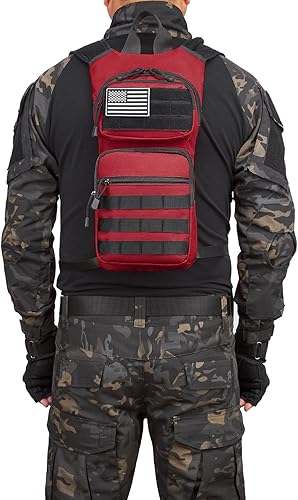 Miniatura 5 de ATBP Bolsa de hidratación de agua aislada con vejiga de TPU de 3L Mochila táctica de hidratación Molle para senderismo, ciclismo, correr