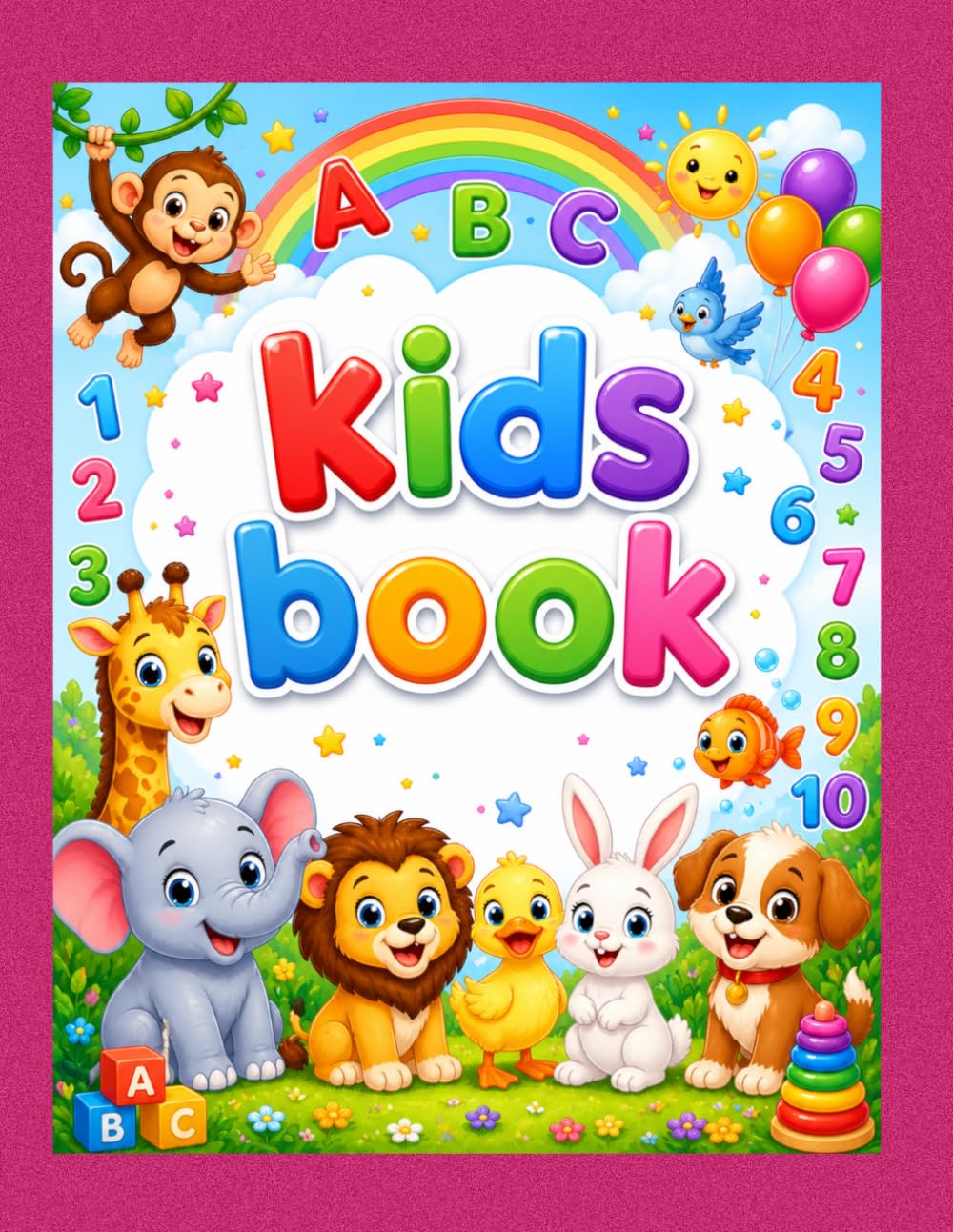 My First ABC & 123 Book: A to Z and 1 to 10 Fun Book