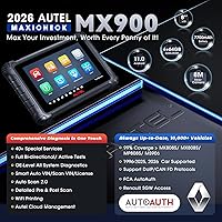 Vista 2 de Autel Escáner MaxiCheck MX900, herramienta de escaneo de diagnóstico bidireccional 2026, 8 pulgadas más de MaxiCOM MK808S MX808S MK808BT PRO Igual