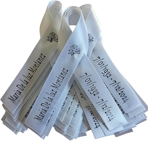 Crea tu propia celebración personalizada de la vida Cintas conmemorativas - Juego de 25 Pin en, cintas de solapa personalizadas listas para usar. Se