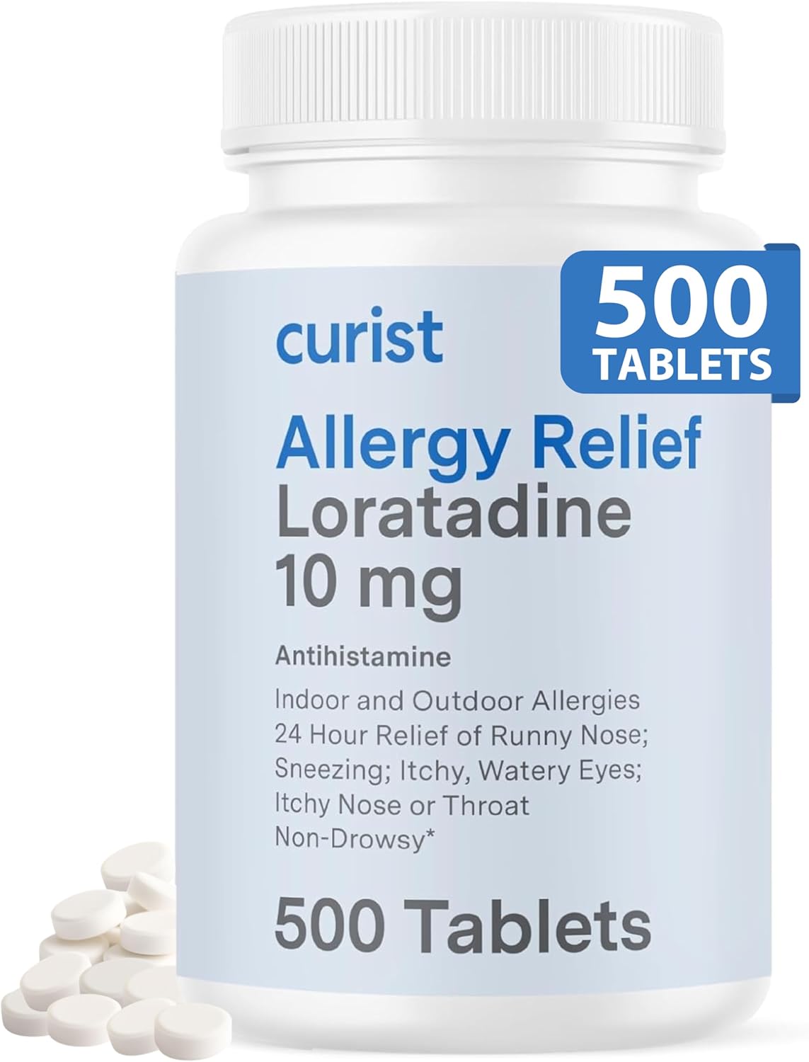 Curist Loratadine 10mg Non-Drowsy Allergy Relief (500 ct)