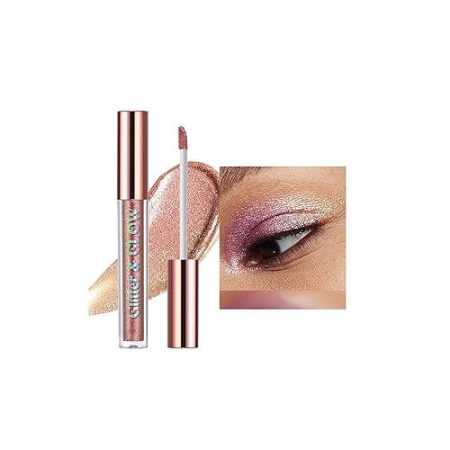 Sombra de ojos con purpurina de diamante de 10 colores, sombra de ojos con purpurina líquida, sombra de ojos de sirena brillante de larga duración,