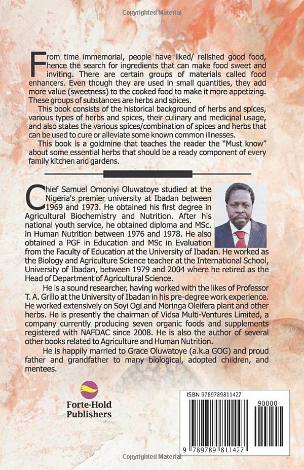 Herbs and Spices in Nutrition and Natural Medicine: Home Remedies for Minor Ailments2