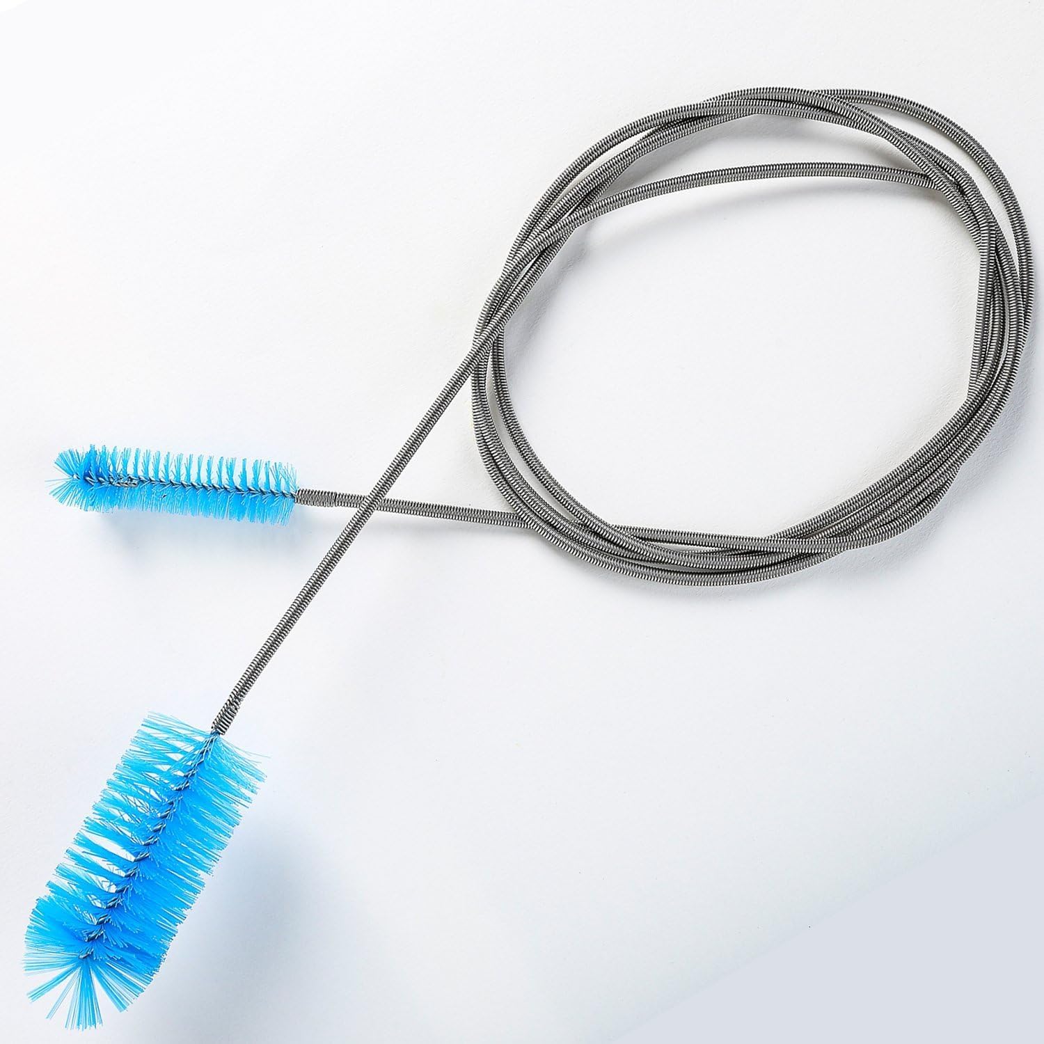 BLUTAILS - Aquarium Filter Brush Flexible Double Ended Bristles Hose Pipe Cleaner Stainless Steel Long Tube Cleaning Brush for Fish Tank or Home Kitchen (Sky Blue) (B0CWRXXYP2) Amazon Price History, Amazon Price Tracker