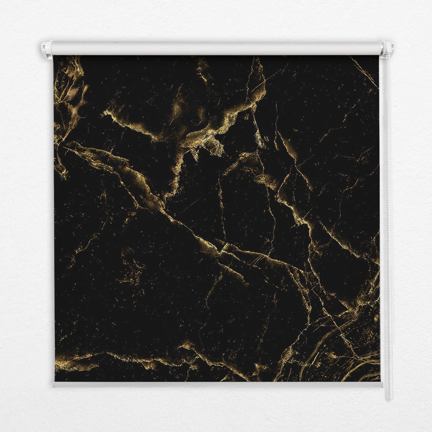 Store banne enrouleur marbre noir 130x240cm de qualité supérieure