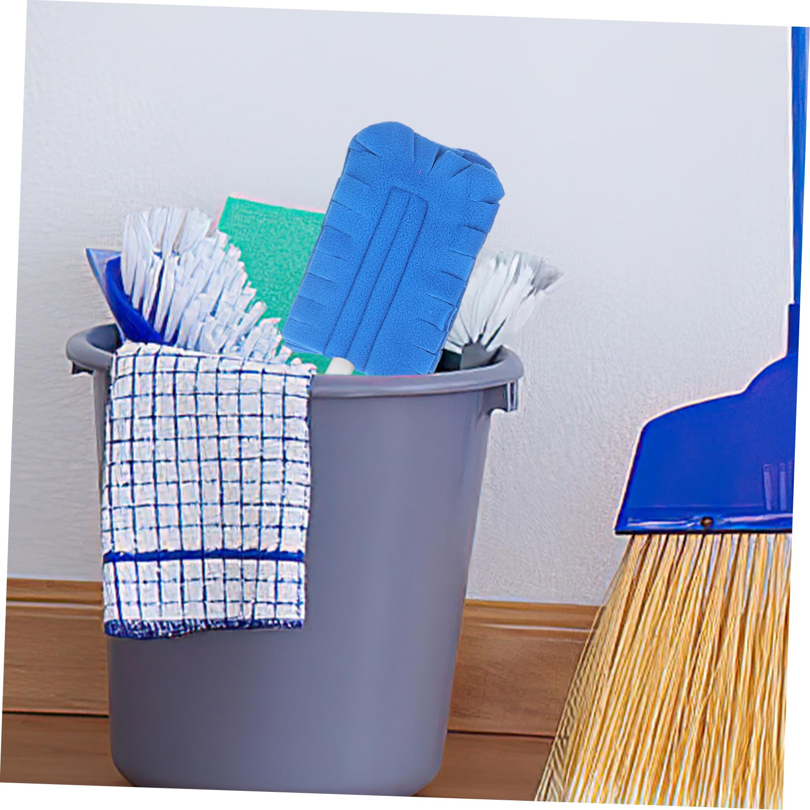 FRCOLOR 15pièces Recharge Pour Duster Fleece Balai à Poussière Réutilisable Pour Nettoyage De Bureau Et Maison