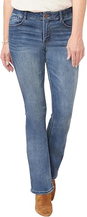 Ab"solution High Rise Itty Bitty Boot Glider Jeans