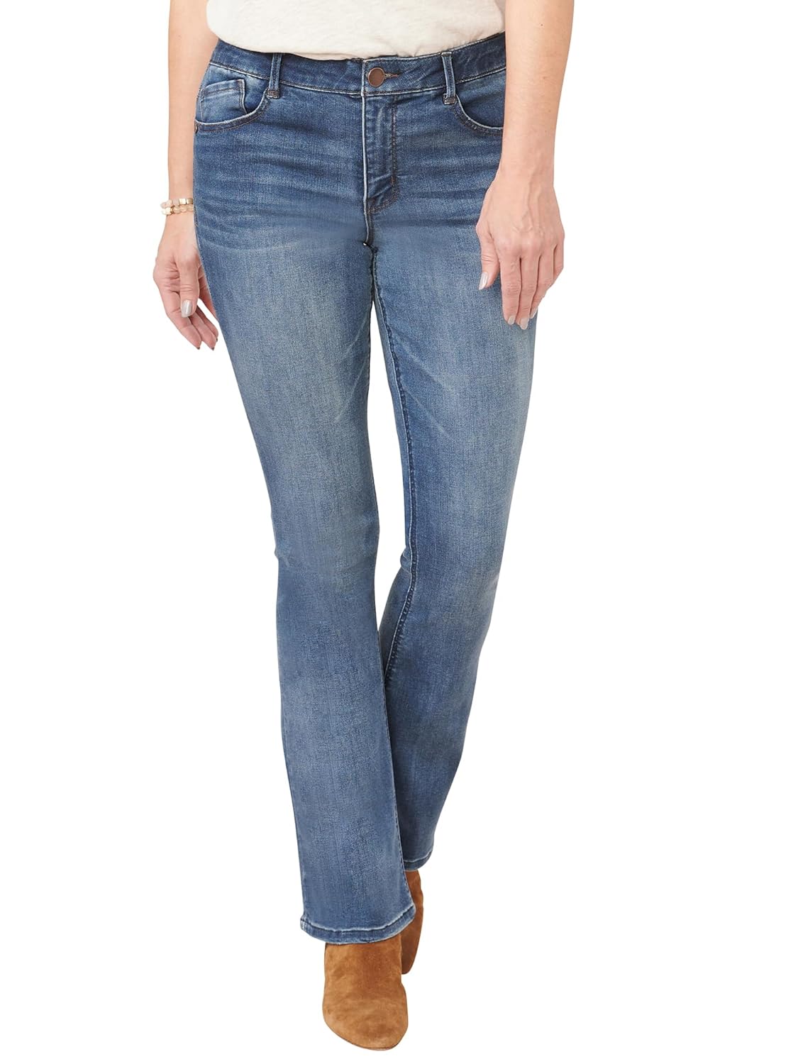 Absolution Colored High Rise Itty Bitty Bootcut Jeans