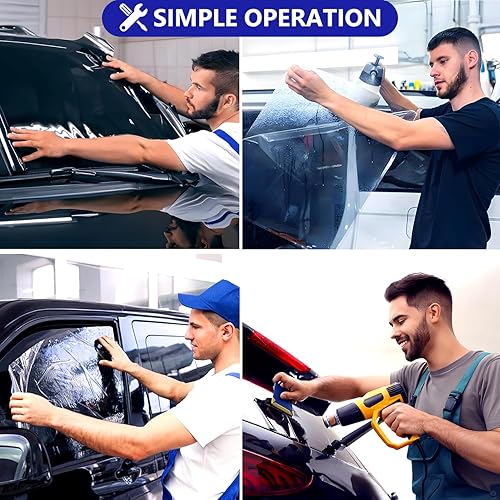 Miniatura 5 de Película tintada de ventana para automóviles, protección de privacidad, película automotriz 5% VLT de nano cerámica para parabrisas delantero Winodw