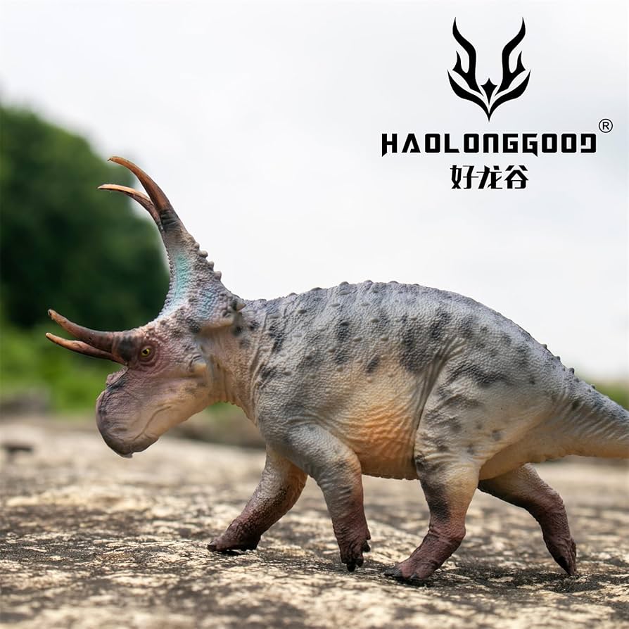 木彫　恐竜　ディアブロケラトプス　頭骨模型　1/10スケール 木彫 恐竜 ディアブロケラトプス 頭骨模型 1/10スケール - メルカリ