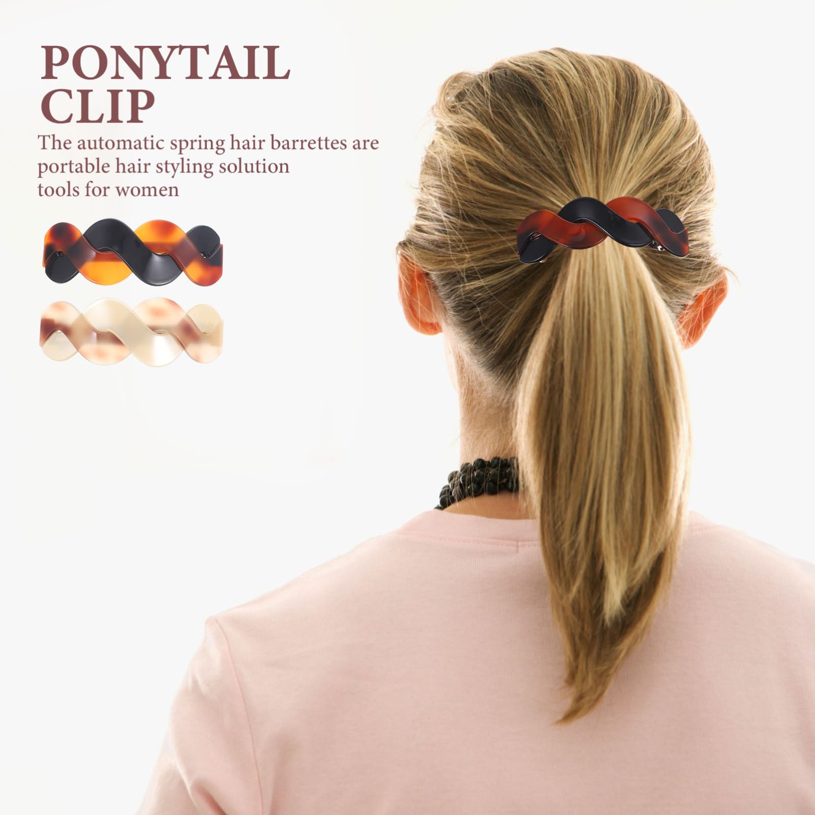 Healeved 10stücke Große Haarspangen Tragbare Friseur-clips Für Feines Haar Zum Halten Von Hochsteckfrisuren Und Ponytails Helles Schildpatt