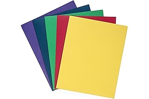 50 Two Pocket Plastic Expanding Files with Prong Fasteners for Letter Size Paper