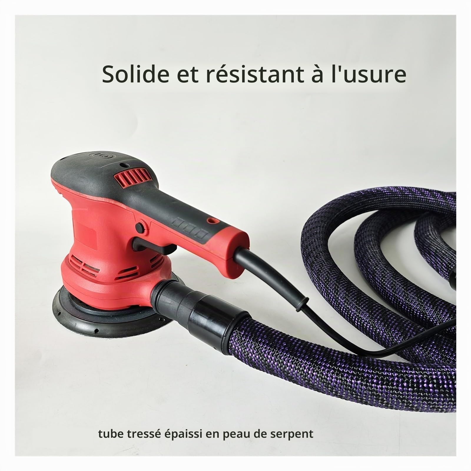 Tuyau D'aspirateur Flexible En Nylon De 4 M, Tressé De 36 Mm, Compatible Avec Festool, Mirka Et Flex, Extracteur De Poussière