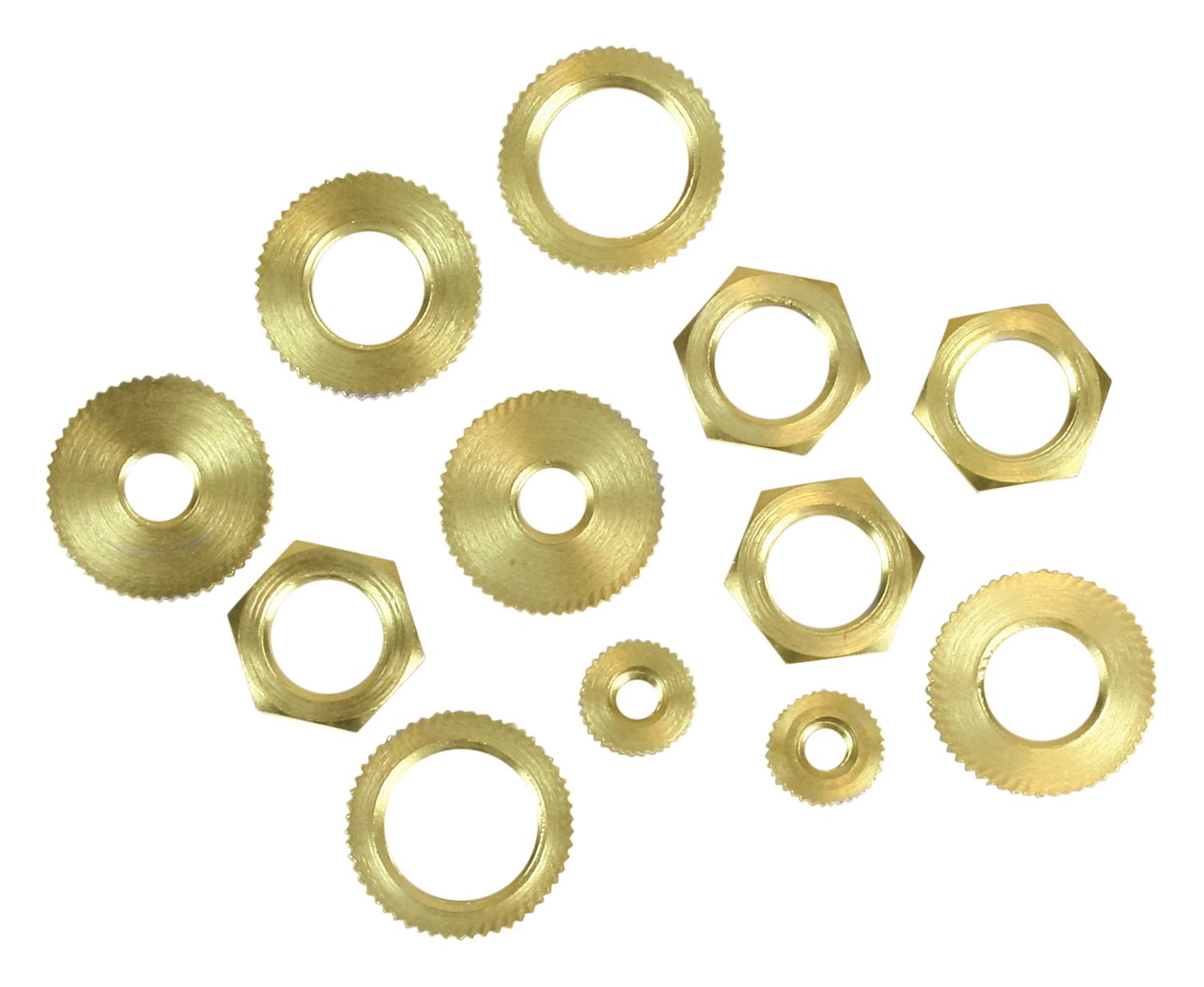 Locknuts Assorted Solid Brass by Orrco (Model: 60168)