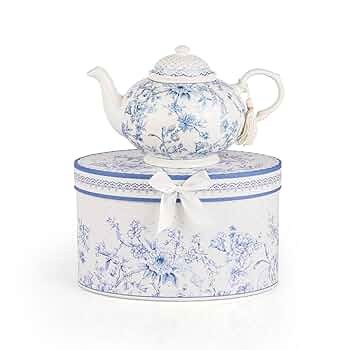 Amazon.com | Elegance Bird of Paradise Bone China Teapot in