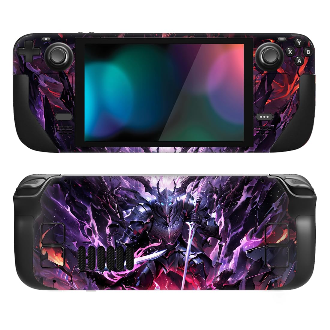playvital Full Set Protective Skin Decal for Steam Deck LCD, Custom Stickers Vinyl Cover for Steam Deck OLED - Messy Code — view 17