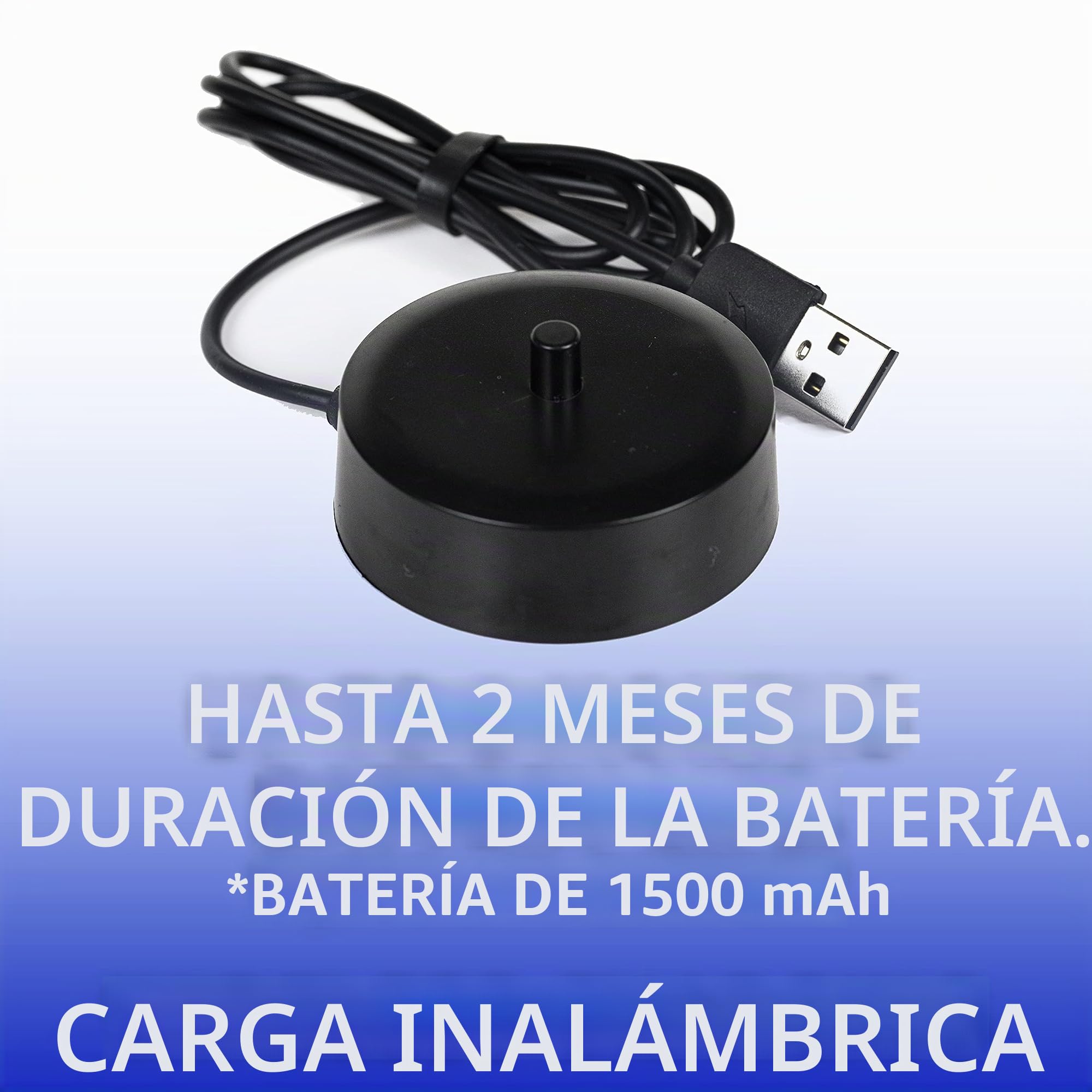 EZZI Cepillo de dientes eléctrico sónico | Cerdas cónicas ultra suaves | Batería recargable de 60 días | 42.000 vibraciones/minuto | para adultos, dientes sensibles, enfermedad de las encías
