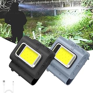 Breezectt Magnetic Cob Work Light, Breezectt Mini Magnetic Cob Work Light, Breezectt Light, Breezectt Cob Light Waterproof Portable LED Light (Grey+Black)