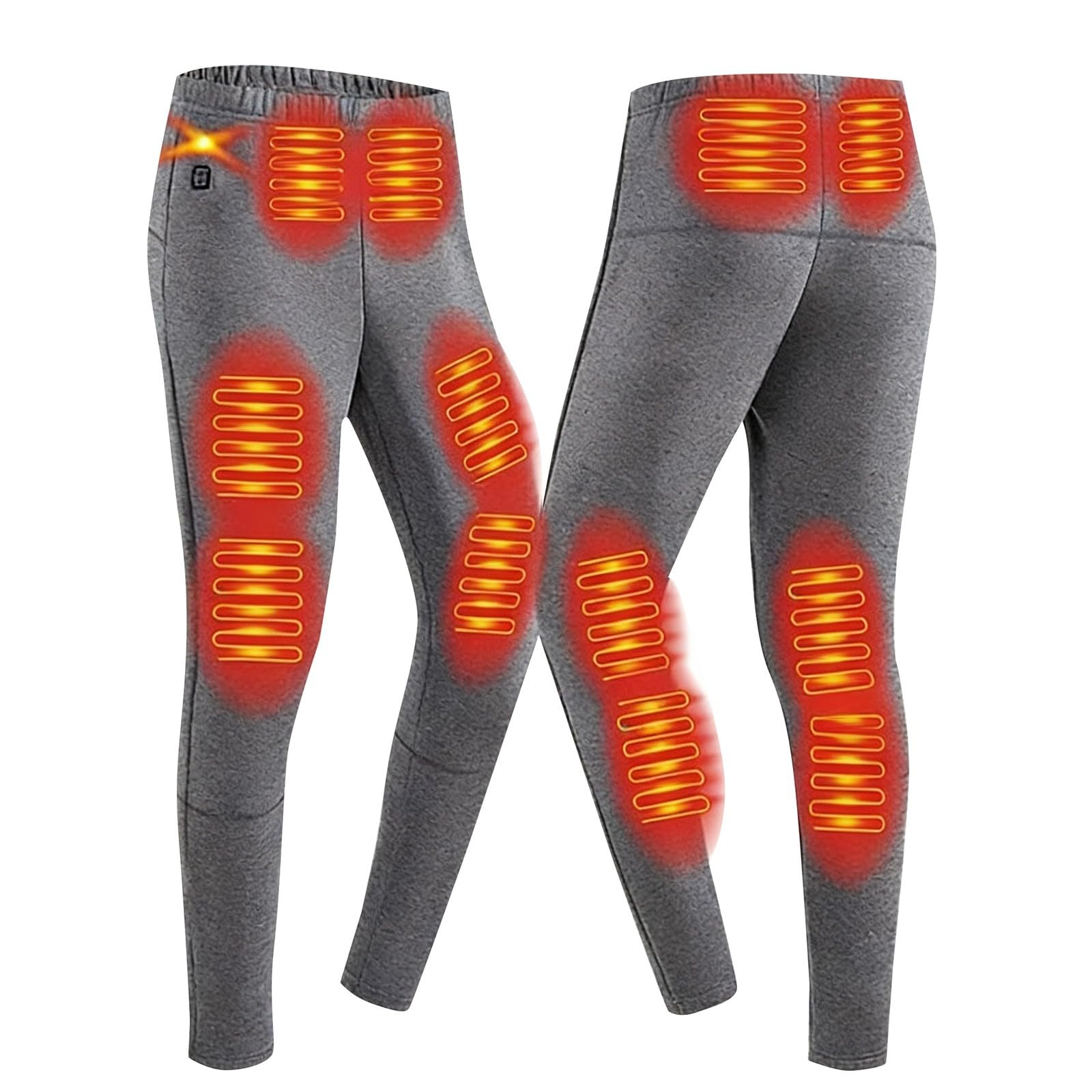 Pantaloni da uomo moderni, comodi e riscaldabili termici da uomo per l'inverno, tinta unita, pantaloni da uomo