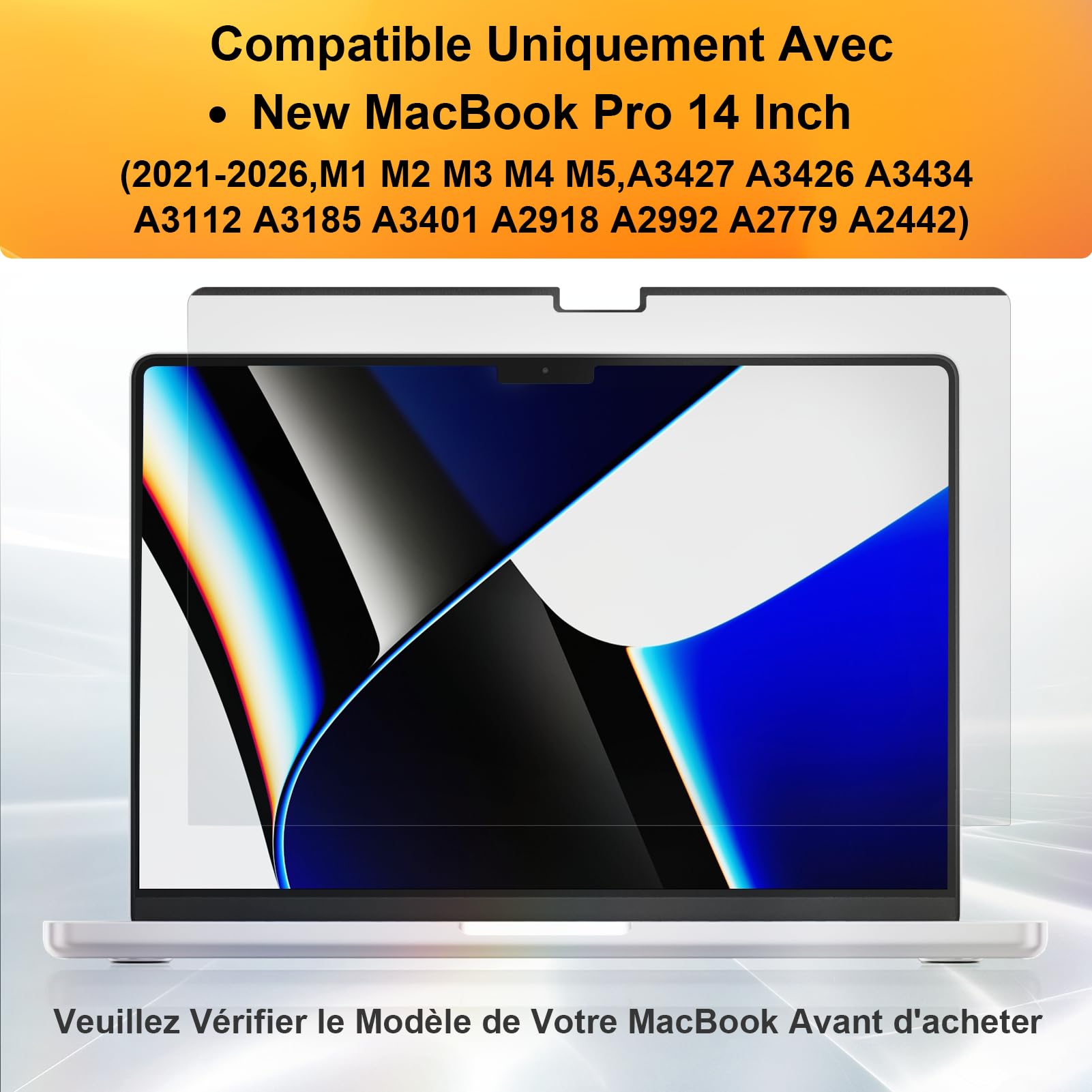 Mamol Magnético Filtro de Privacidad Compatible con MacBook Pro 14 Pulgadas (2021-2026, M1-M5), Filtros de Pantalla MacBook Pro 14 Pulgadas, Privacy de Protector Pantalla para MacBook Pro 14 Pulgadas
