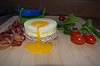 Vista 3 de Silicone Egg Rings, Premium Nonstick Multicolored Cooking Ring Molds for Eggs, Pancakes, Muffin Breakfast Sandwiches, English Muffins, Crumpets, and