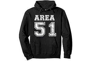 Area 51 Alien Martian Site Raid Explore Space Nerd Pullover Hoodie