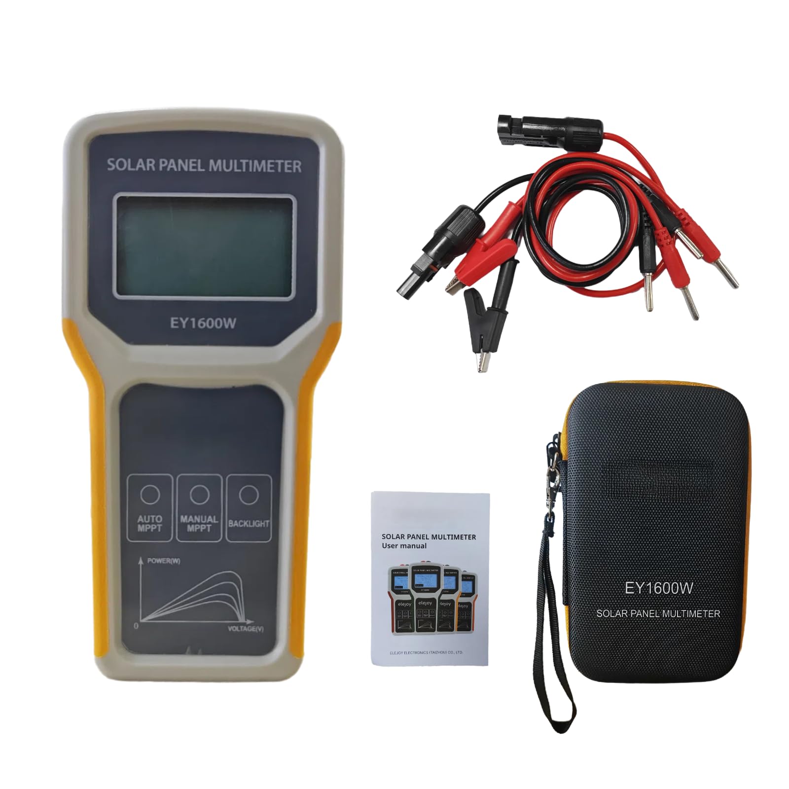 XWG 1600W Solar Panel Tester, MPPT Photovoltaic Panel Multimeter, Used for Solar PV Panel Data and Troubleshooting.