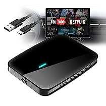 ATOTODIRECT Adattatore CarPlay Android Auto Wireless, AI Box CarPlay per Cavo CP, AA, 2GB + 16GB, Doppio WLAN e Bluetooth IoT Hub, WiFi、BLE, per Netflix, YouTube, DriveChat AI Voice, CB4A