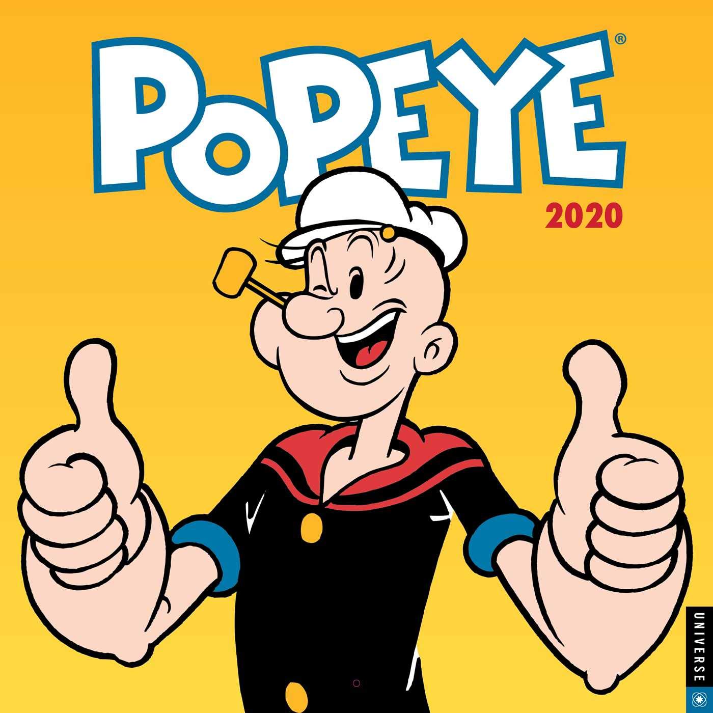 Popeye 2020 Wall Calendar: King Features: A Unit of Hearst ...